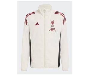 adidas Junior Liverpool Presentation Jacket -White, White, Size 5-6 Years White