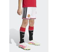 adidas Junior Manchester United 26/27 Home Shorts, White, Size 15-16 Years White