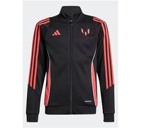 adidas Junior Messi Jacket, Black, Size 5-6 Years Black