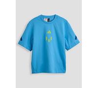 adidas Junior Messi Zne T-Shirt, Blue, Size 15-16 Years Blue