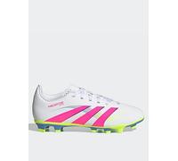 adidas Junior Predator Club Firm Ground Football Boot, White, Size 11 White
