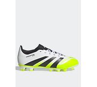 adidas Junior Predator Club Firm Ground Football Boots - White, White, Size 1 Older White