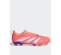 adidas Junior Predator League Laceless Firm Ground Football Boot, Pink, Size 10 Younger Pink