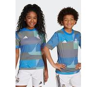 adidas Junior Real Madrid Training Jersey - Blue, Blue, Size 13-14 Years Blue