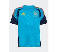 Adidas Spain Tiro Training Junior Short Sleeve Jersey 2026 Colour: Aqua, Size: 5-6 years