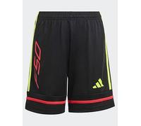adidas Unisex Kids F50 Shorts Kids, Black/Team Solar Yellow 2/Lucid red, 7-8 Years