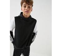 adidas Junior Squadra 25 Hoodie, Black/White, Size 9-10 Years Black/White