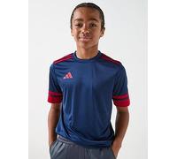 adidas Unisex Kids SQUADRA25 Jersey Short Sleeve Kids, Team Navy Blue 2/Team Power red 2, 13-14 Years
