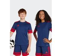 adidas Unisex Kids SQUADRA25 Jersey Short Sleeve Kids, Team Navy Blue 2/Team Power red 2, 5-6 Years
