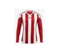 Adidas Junior Striped Long Sleeve Jersey Size: 5-6 years, Colour: Red/White