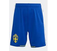 adidas Junior Sweden Replica 26 Home Football Shorts, Blue, Size 13-14 Years Blue