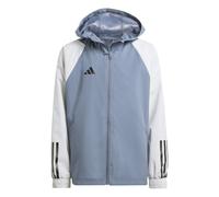 Adidas Junior Tiro 23 Competition All-Weather Jacket Colour: Onix, Size: 7-8 years