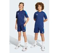 adidas Junior Tiro Football Training Shorts, Dkblue/Broyal/White, Size 13-14 Years Dkblue/Broyal/White