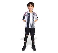 adidas Kids Juventus 25/26 Home Mini Football Kit, Black/White, Size 5-6 Years Black/White