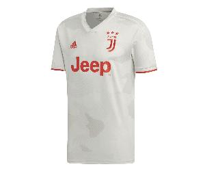 Adidas Juventus Away Mens Short Sleeve Jersey 2019/2020 Colour: Cream, Size: Small