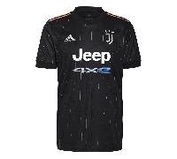 Adidas Juventus Away Mens Short Sleeve Jersey 2021/2022 Colour: Black, Size: XXL