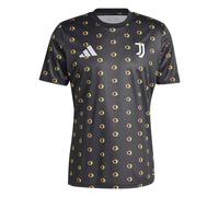 adidas Juventus Pre Match Shirt 2024 2025 Adults L Black