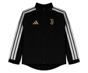 Adidas Juventus Turin Home Anthem Full Zip Sweatshirt Black 13-14 Years Kids