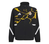 Adidas JZ9149 REAL MADRID ANTH JKT Y Colour: Black, Size: 7-8 years