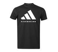 adidas Kickboxing T-Shirt Large - Made of Pure Cotton, Breathable Shirt for Kickboxers, Suitable for Training and Workout