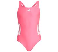 adidas - Kid's 3 Stripes Bold Swimsuit - Swimsuit size 128, pink