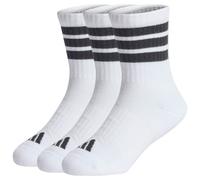 adidas - Kid's 3-Stripes Concept Crew 3-Pack - Sports socks size 25-27, white/grey