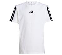 adidas Unisex Kids Essentials 3 Stripes T-Shirt, White/Black, 7-8 Years