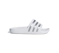 adidas Adilette Aqua Slides Kids, Cloud White/Silver Met/Cloud White, 1 UK