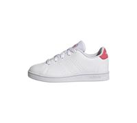 adidas Kids Advantage Gl99 Low Trainers White/Pink 2 (34)