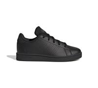 Adidas Kids Advantage Lifestyle Court Lace Shoes Size: UK 5.5, Colour: Black