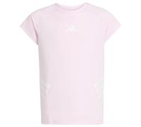 adidas Girl's All Sports NXT T-Shirt, Clear Pink/White, 14-15 Years