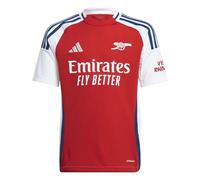 adidas Kids Arsenal Home Shirt 2024 2025 Juniors Red 11-12 Years
