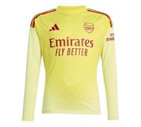 adidas Kids Arsenal Long Sleeve Goalkeeper Shirt 2025 2026 Yellow 11-12 Years