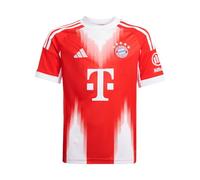 adidas Kids Bayern Munich Home Shirt 2025 2026 Juniors Red 9-10 Years