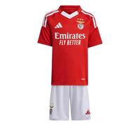 adidas Kids Benfica Home Minikit 24 25 Short Sleeve Benred 5-6 Years