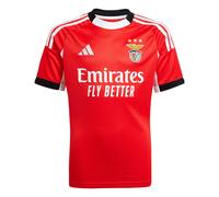 adidas Kids Benfica Home Shirt 2025 2026 Juniors Short Sleeve Domestic