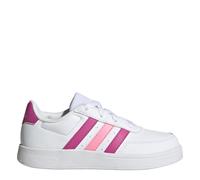 adidas Unisex Breaknet Lifestyle Court Lace Shoes Sneakers, Cloud White/Lucid Fuchsia/Beam Pink, 12.5 UK
