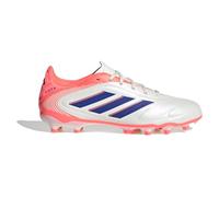 adidas Kids Copa Pure 3 League Juniors Firm Ground Football Boots White/Blue/Coral 3 UK Child