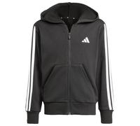adidas - Kid's Essentials Full Zip Hoodie - Hoodie size 140, grey/black