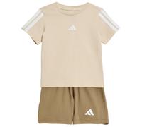 Baby T-Shirt and Shorts Set adidas Essentials Beige 18/24 mois