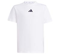 adidas Sportswear Junior Boys Essentials T-Shirt - White, White/Black, Size 11-12 Years White/Black