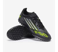 adidas F50 Club Turf Football Boots Kids, core Black/Iron met./Lucid Lemon, 5.5 UK Child