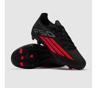 adidas Unisex Kids F50 League Firm Ground/Multi Ground Football Boots Kids, core Black/Lucid red/core Black, 4 UK