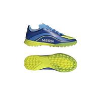 adidas Kids F50 League Juniors Astro Turf Football Boots Blue/Yellow 4 UK Child