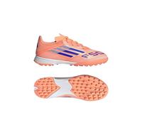adidas Kids F50 League Juniors Astro Turf Football Boots Orange/Blue 4 UK Child