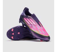 adidas F50 LEAGUE Laceless Firm Ground Football Boots Kids, Textile Upper, Purple