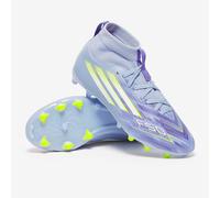 adidas F50 SPARKFUSION League W Mid Firm Artificial Ground Football Boots Kids, Violet Tone/Lucid Lemon/Purple Rush, 5.5 UK Child