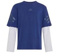 adidas - Kid's Future Icons 2-In-1 Long Sleeve T-Shirt - Longsleeve size 176, blue