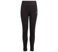 adidas Girl's Future Icons 3 Stripes Legging Tights, black/black, 5-6 Years