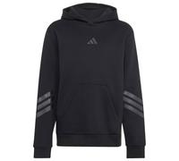 adidas - Kid's Future Icons 3 Stripes Oversized Hoodie - Hoodie size 176, black